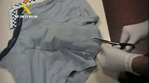 Droga en la ropa interior Droga en la ropa interior