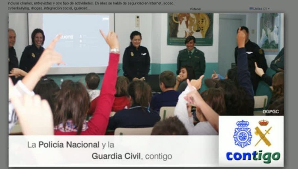 La Policía y la Guardia Civil en Tuenti