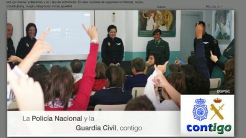 La Polic&iacute;a y la Guardia Civil en Tuenti