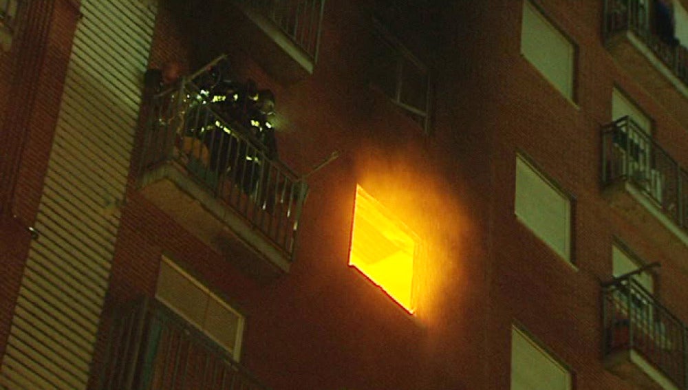 Incendio en Usera