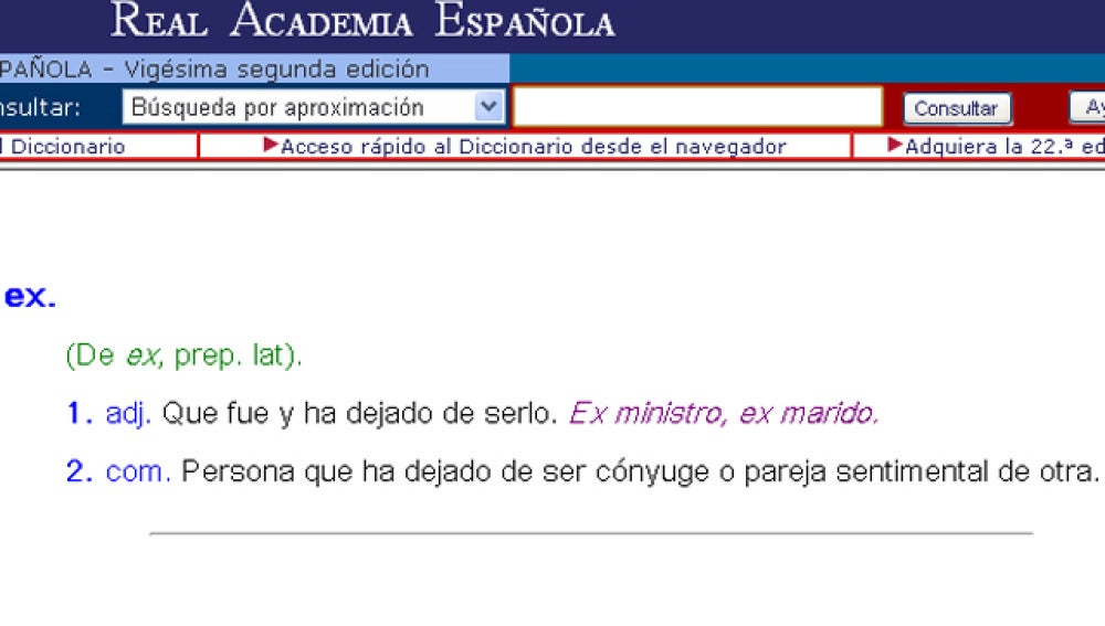 La nueva ortografía obligará a unir el prefijo "ex"
