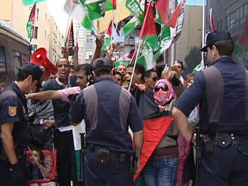 Manifestación en Las Palmas de Gran Canaria