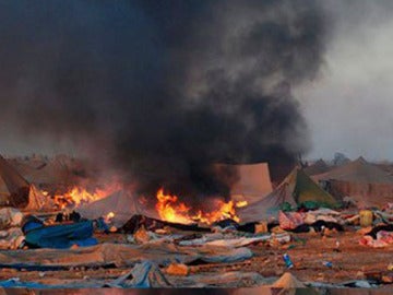 Ataque al campamento saharaui en El Aaiún