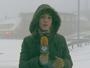 Nieve en la sierra madrileña