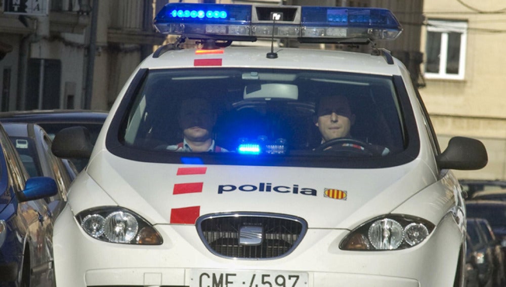 Vehículo de los Mossos d'Esquadra