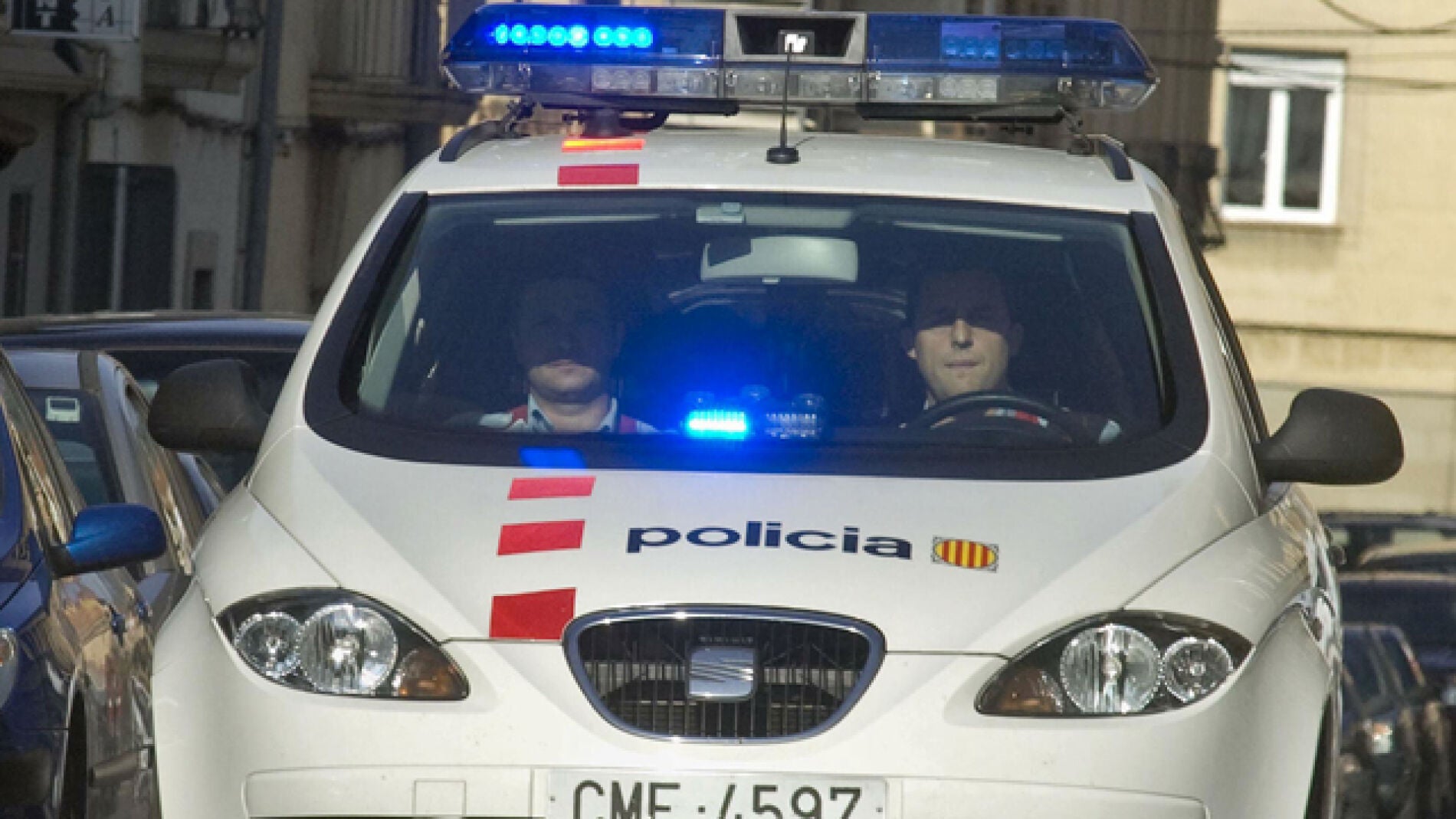 Veh&iacute;culo de los Mossos d'Esquadra