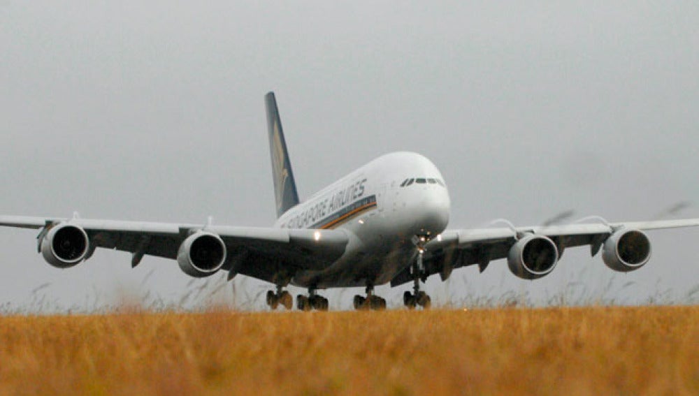 Un avión Airbus A380