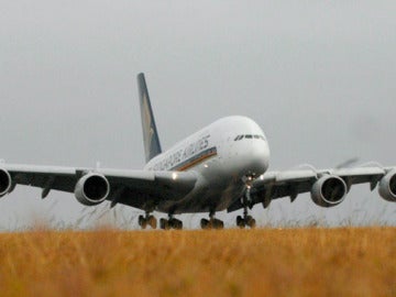 Un avión Airbus A380 