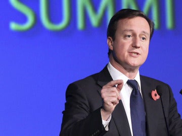 David Cameron en Seúl