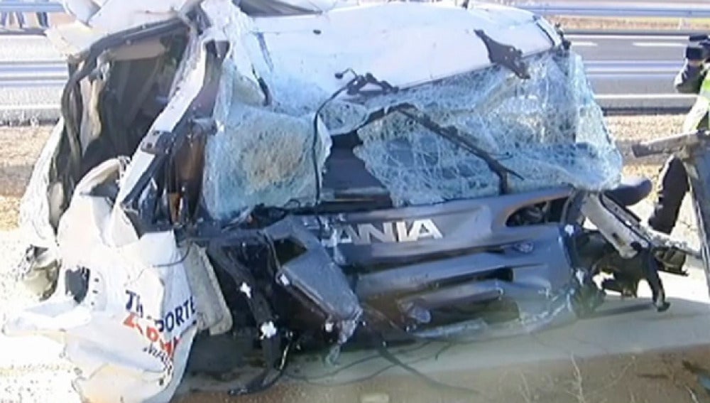 Accidente de camión