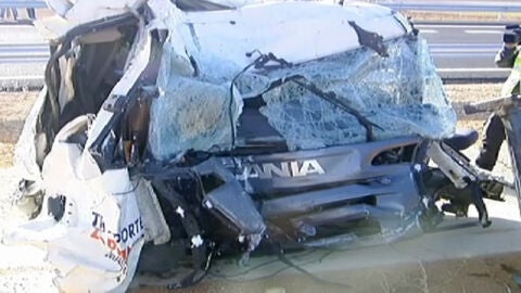 Accidente de cami&oacute;n