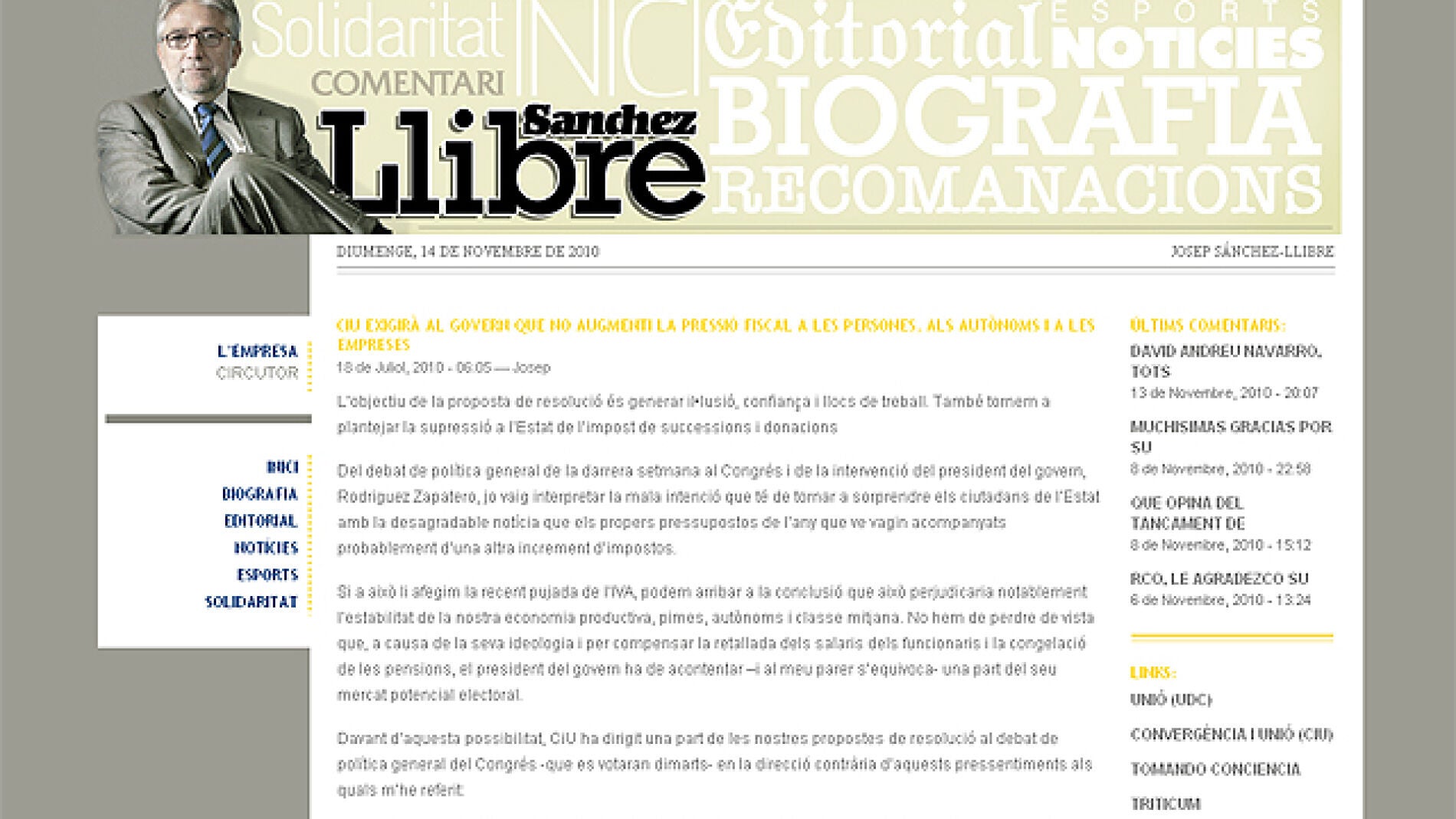 El blog del portavoz econ&oacute;mico de CiU