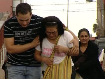 Familiares de la víctima