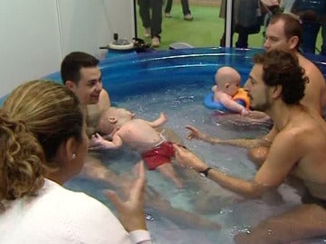 Bebés en el agua
