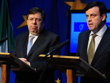 Brian Cowen y Brian Lenihan