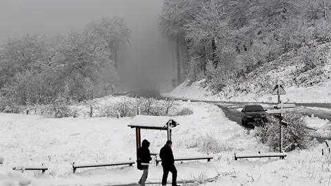 Alerta por nieve y viento en once provincias Alerta por nieve y viento en once provincias