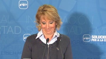Aguirre habla en catalán