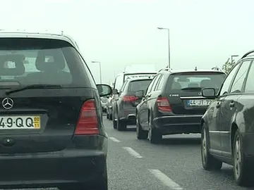 Atasco para entrar a la capital Atasco para entrar a la capital