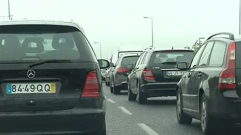 Atasco para entrar a la capital Atasco para entrar a la capital