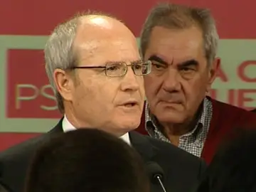 José Montilla en rueda de prensa José Montilla en rueda de prensa