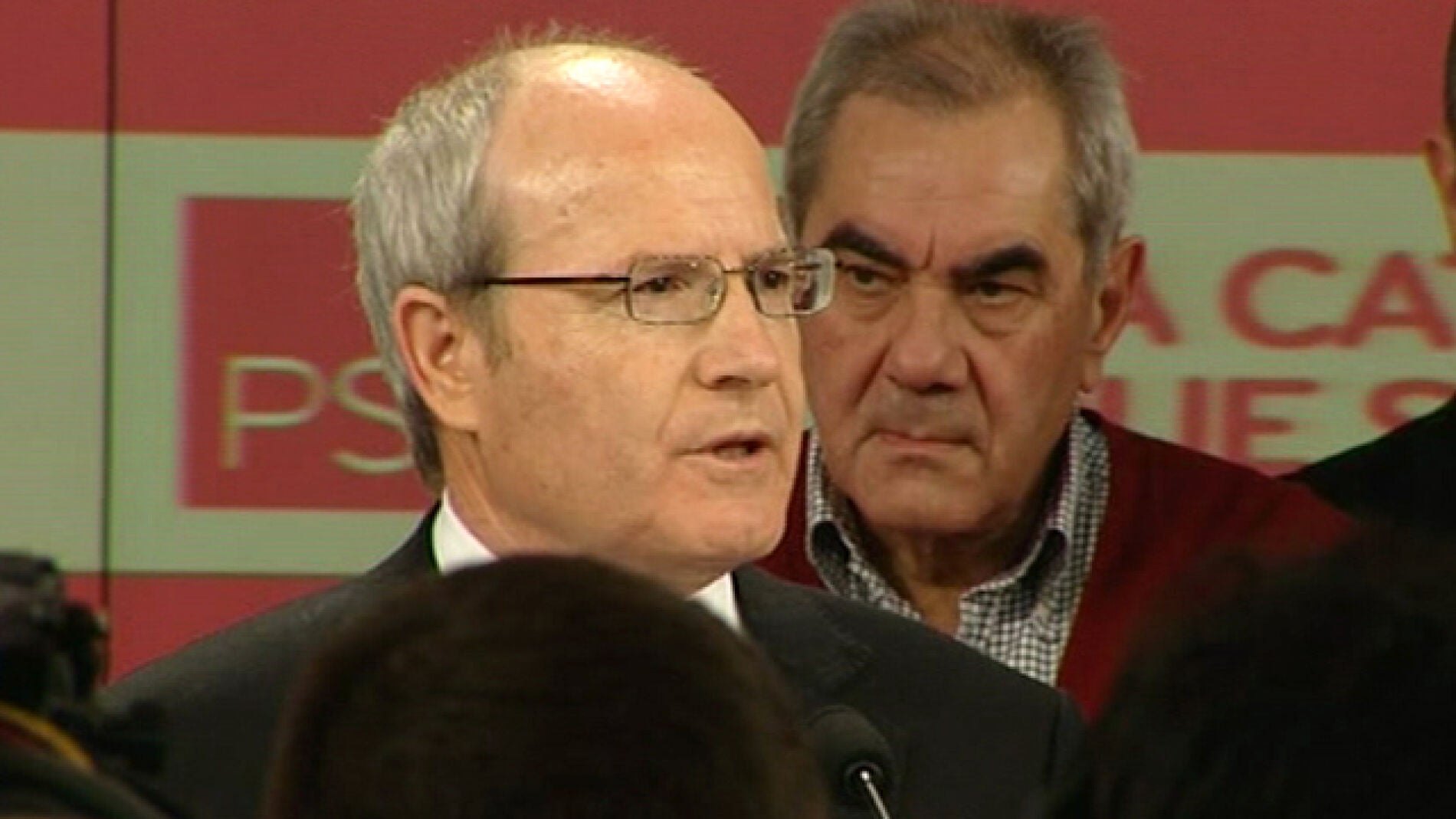 Jos&eacute; Montilla en rueda de prensa