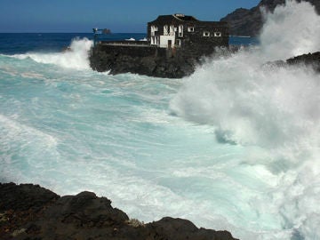 Fuerte temporal de viento en Canarias