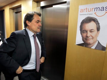 Artur Mas, vencedor de las elecciones