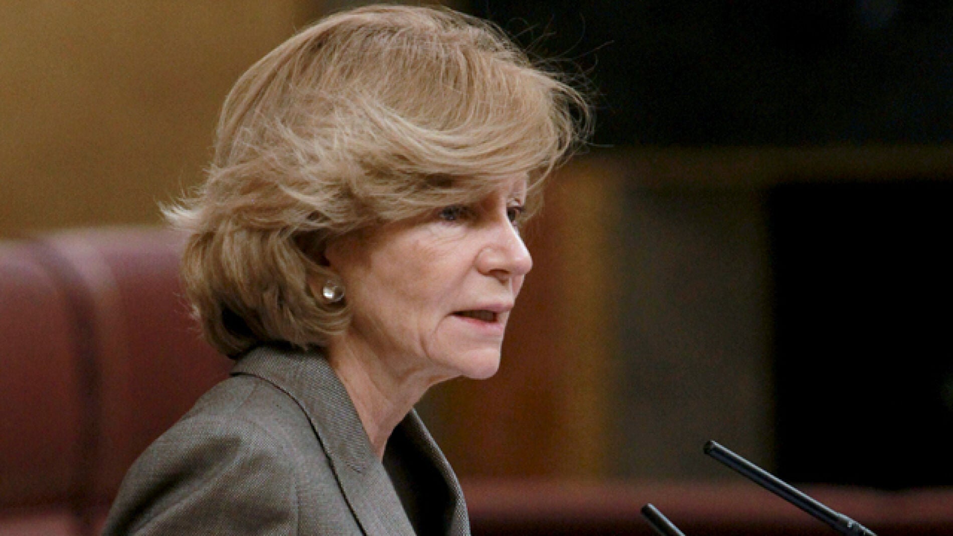 Elena Salgado, ministra de Econom&iacute;a