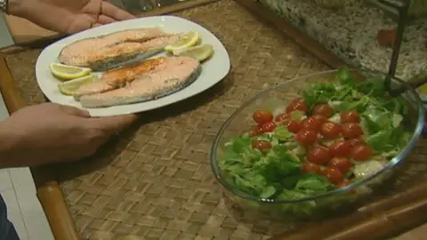 Una comida saludable Una comida saludable