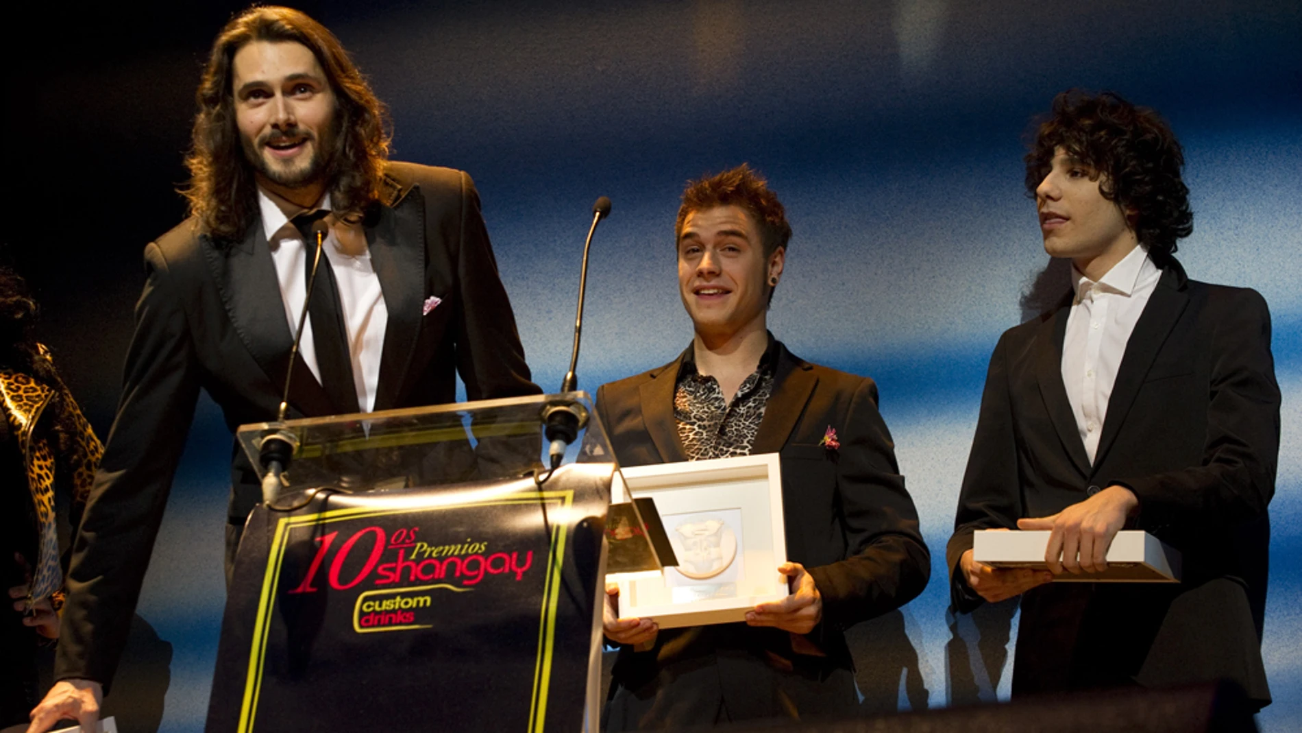 Sergio Mur, Adrián Rodríguez y Javier Calvo