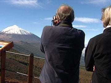 La nieve llega al Teide