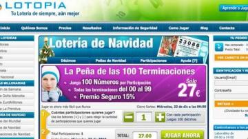 Lotería online en lotopia.com