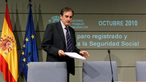 Valeriano G&oacute;mez, ministro de Trabajo