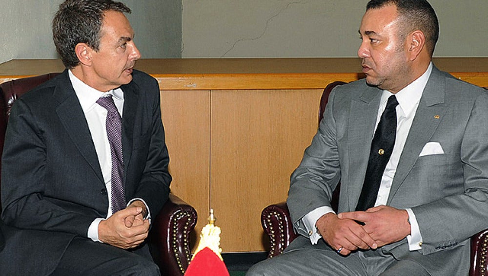 Zapatero y Mohammed VI en la ONU