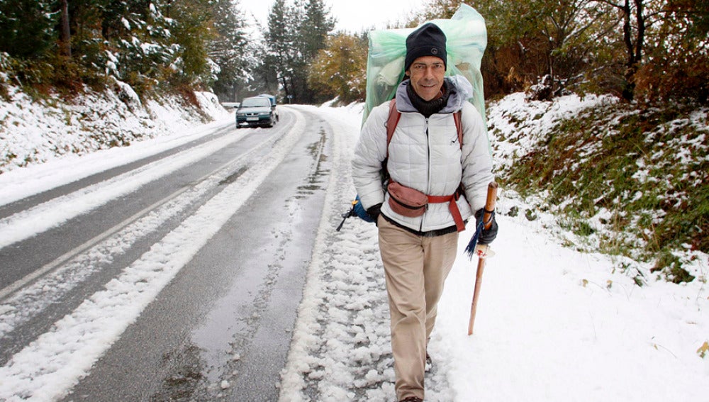 Temporal de nieve en Galicia