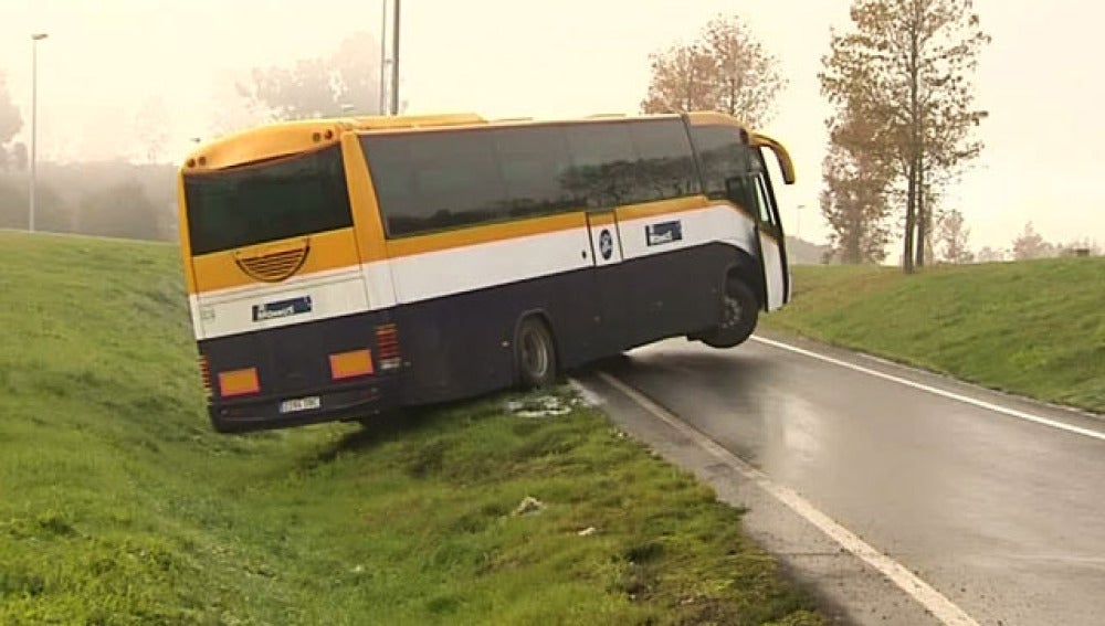 Varios accidentes en Galicia por las placas de hielo