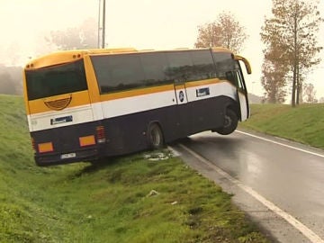 Varios accidentes en Galicia por las placas de hielo Varios accidentes en Galicia por las placas de hielo