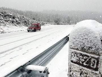 La carretera A52 en Pontevedra