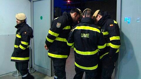 Miembros de la Unidad Militar de Emergencias