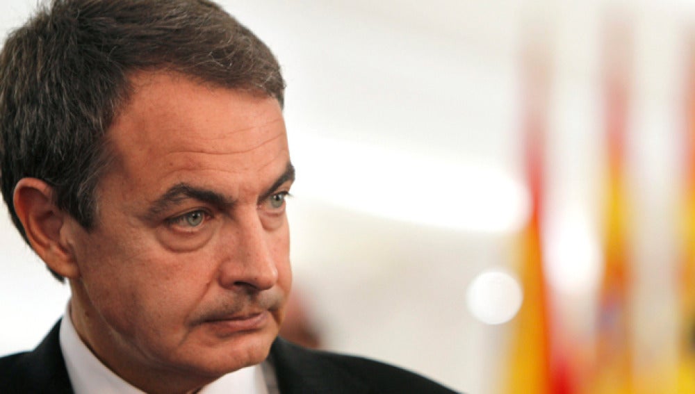 Zapatero, durante su comparecencia en el 32º aniversario de la Constitución