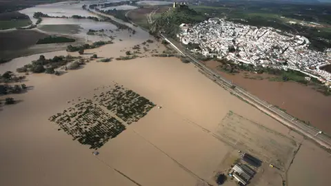La crecida del guadalquivir La crecida del guadalquivir