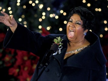 La cantante Aretha Franklin