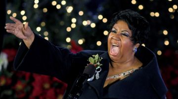 La cantante Aretha Franklin
