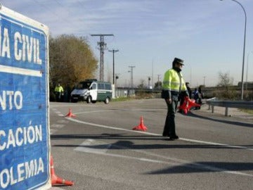 Control de alcoholemia de la Guardia Civil