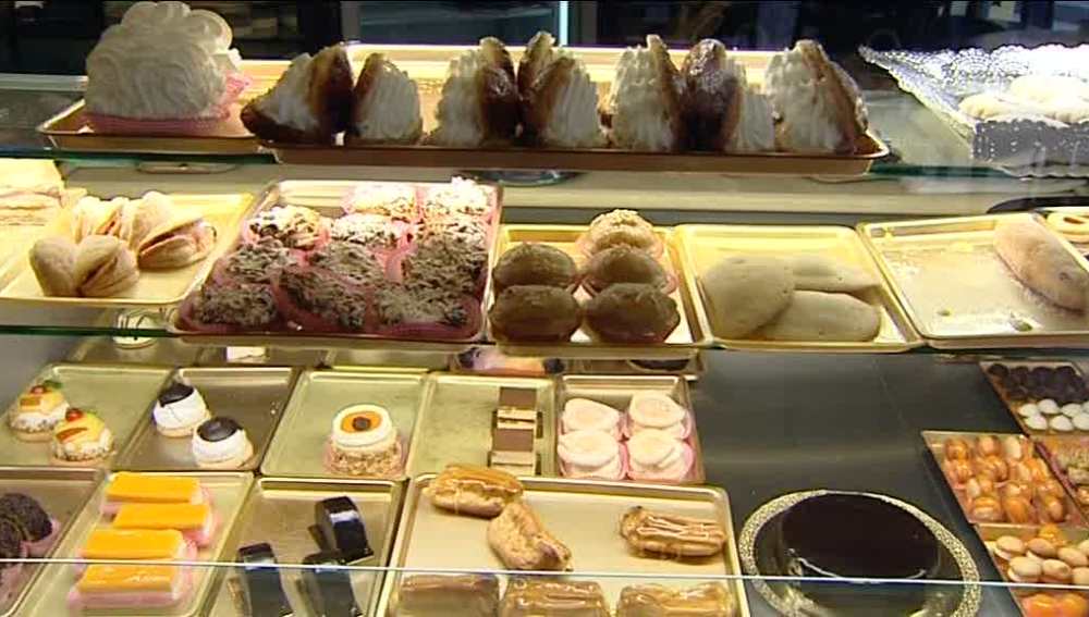 Los pasteles de la Navidad