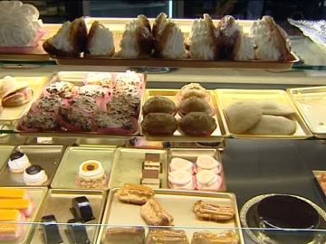 Los pasteles de la Navidad