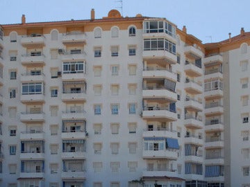 Bloques de viviendas en España.