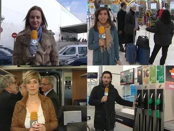 Viajar en tren, avión, coche o autobús Viajar en tren, avión, coche o autobús