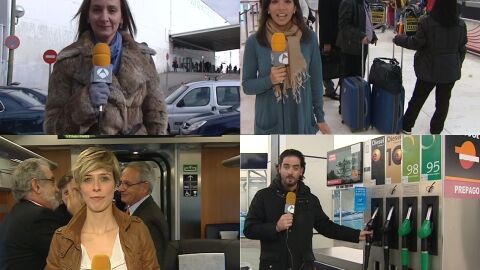 Viajar en tren, avi&oacute;n, coche o autob&uacute;s