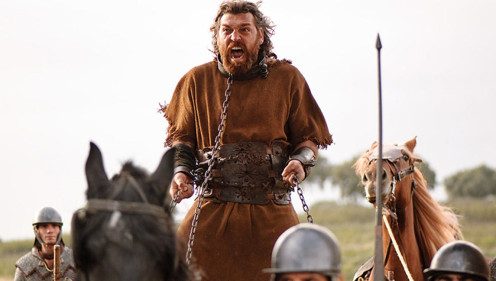 Sandro es llevado al campamento romano